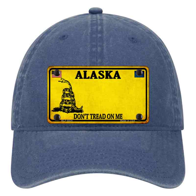 Alaska State Blank Novelty License Plate Hat