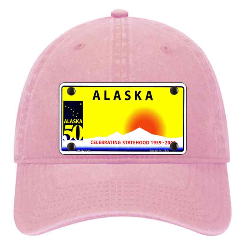 Alaska State Blank Novelty License Plate Hat