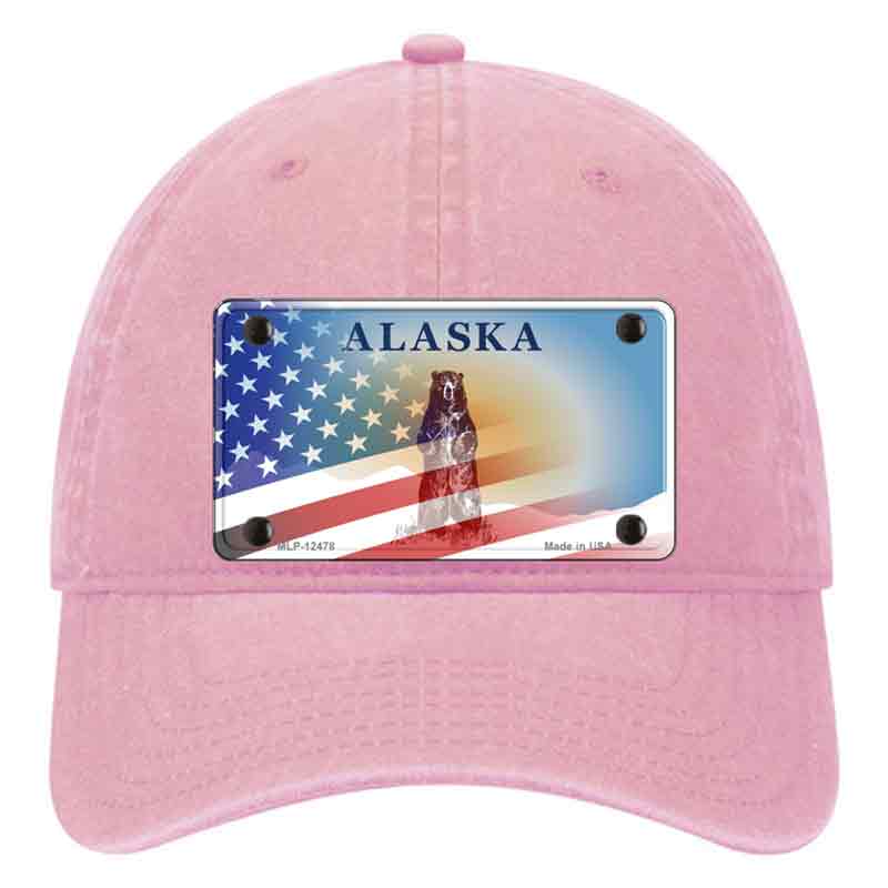 Alaska State Blank Novelty License Plate Hat