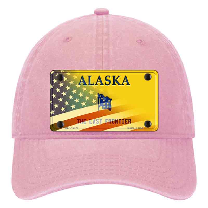 Alaska State Blank Novelty License Plate Hat