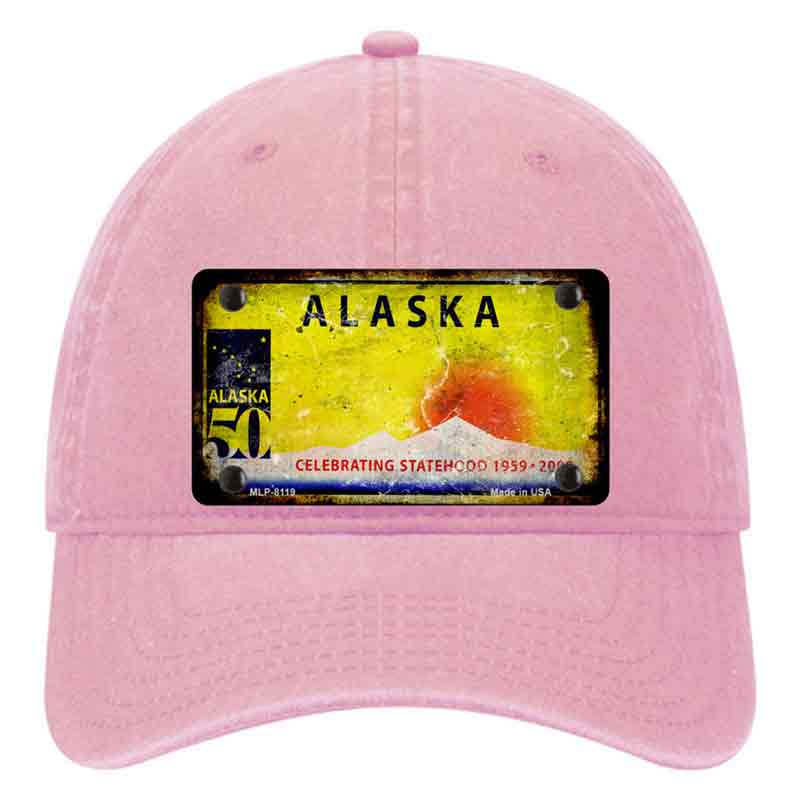 Alaska State Blank Novelty License Plate Hat