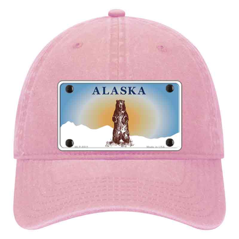 Alaska State Blank Novelty License Plate Hat