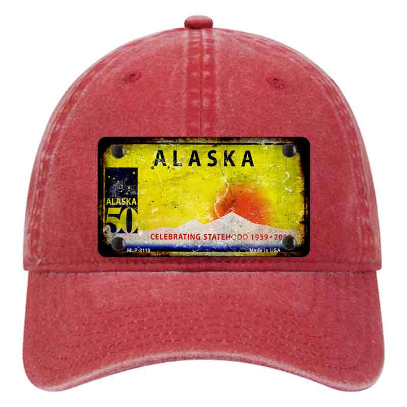 Alaska State Blank Novelty License Plate Hat