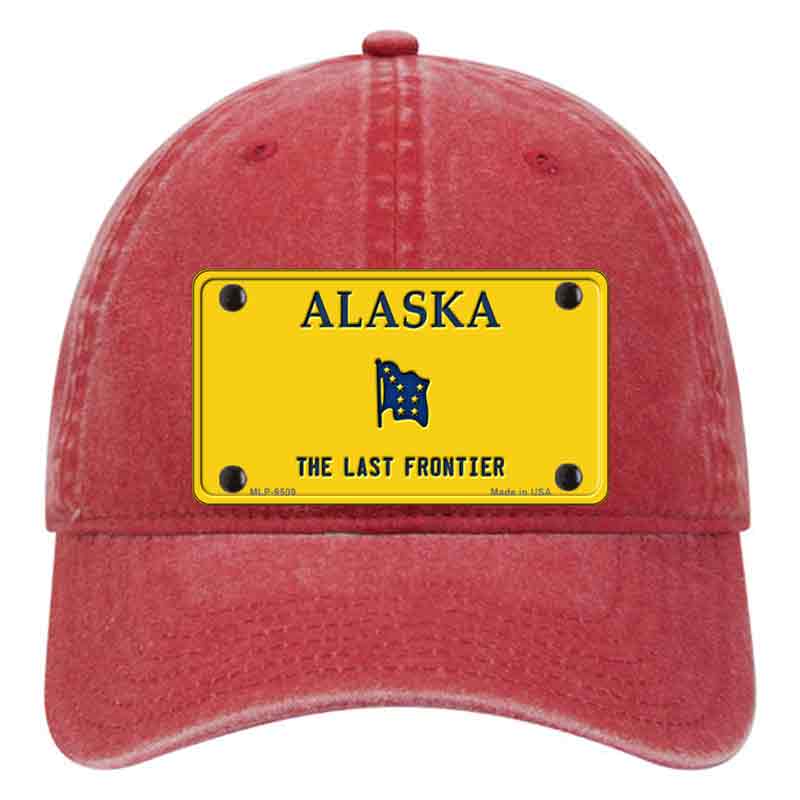 Alaska State Blank Novelty License Plate Hat