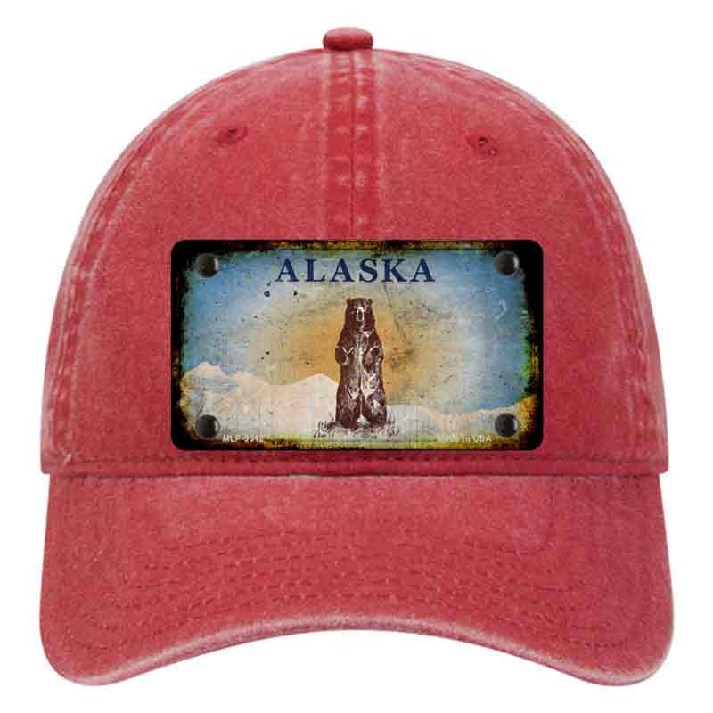 Alaska State Blank Novelty License Plate Hat