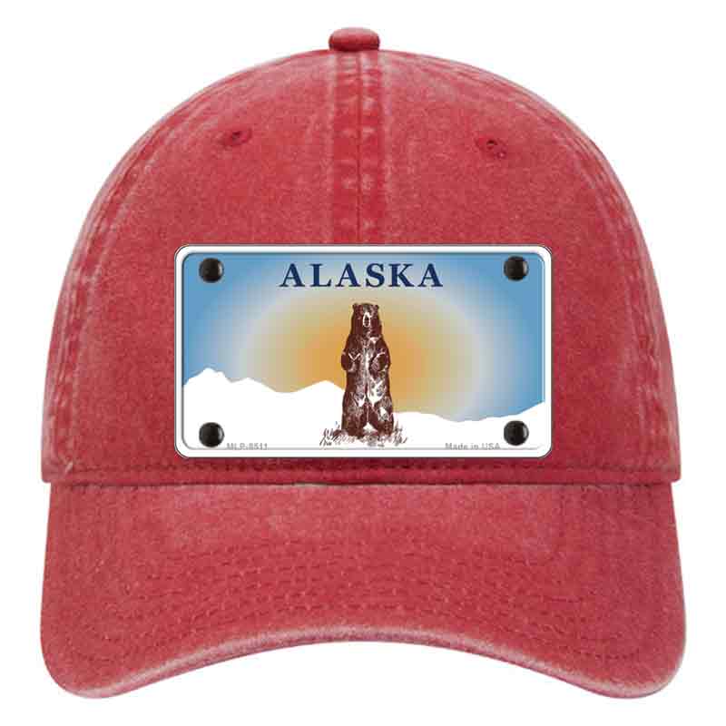 Alaska State Blank Novelty License Plate Hat