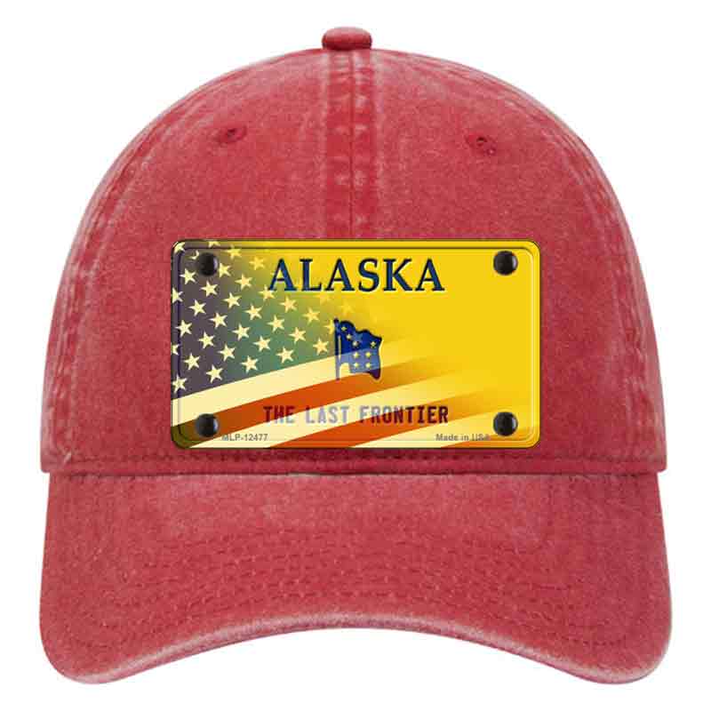 Alaska State Blank Novelty License Plate Hat