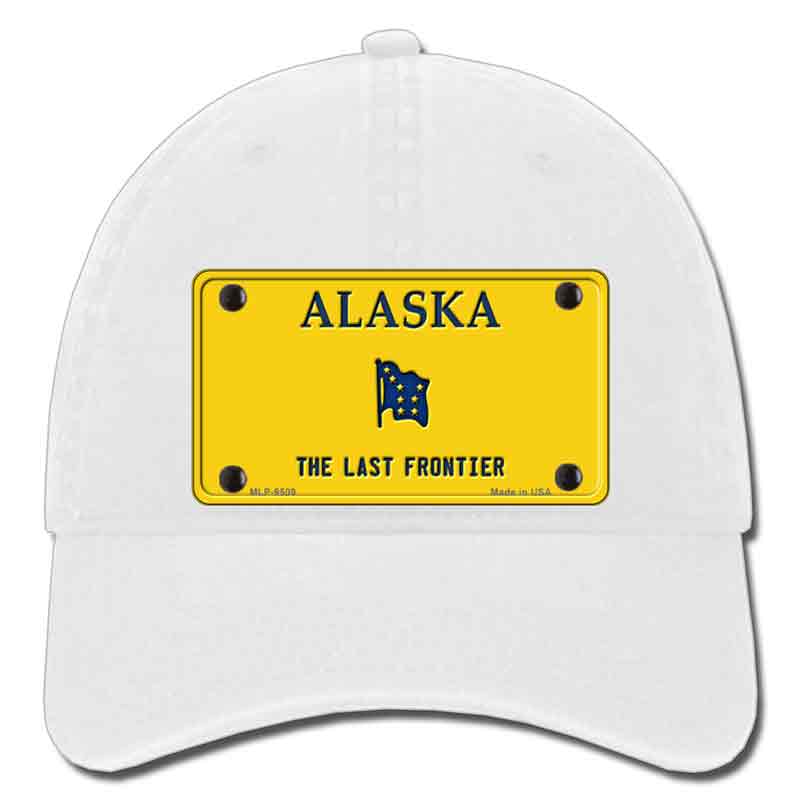 Alaska State Blank Novelty License Plate Hat