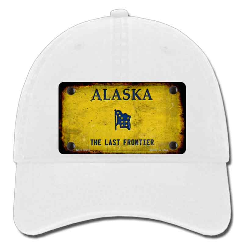 Alaska State Blank Novelty License Plate Hat