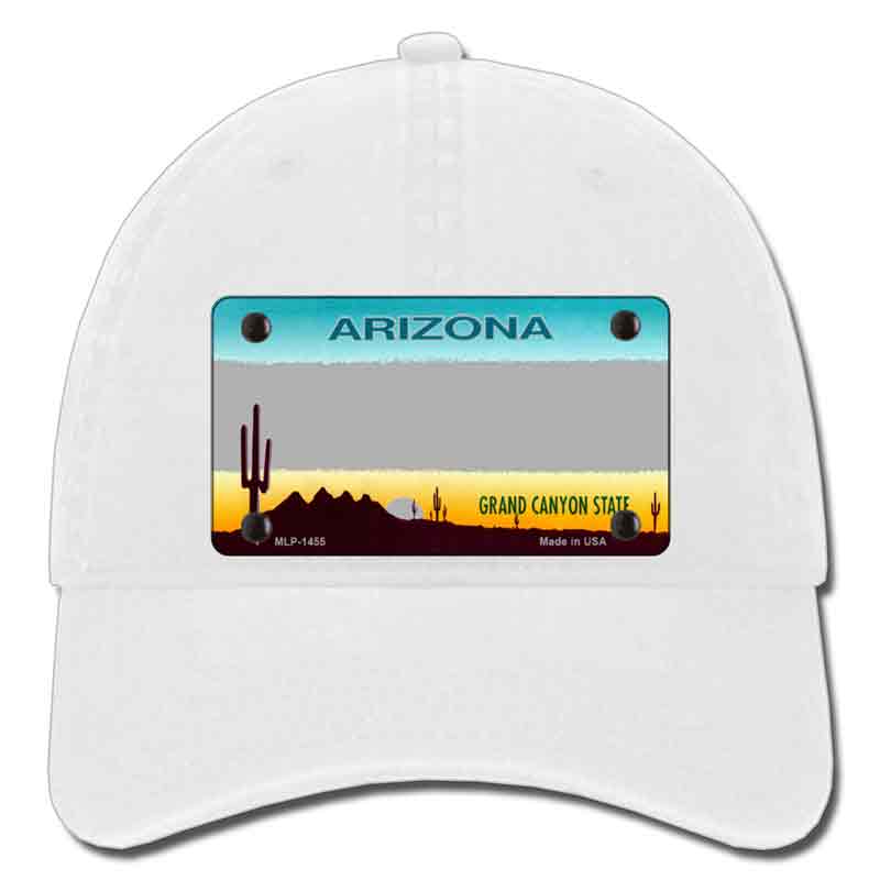 Arizona State Blank Novelty License Plate Hat