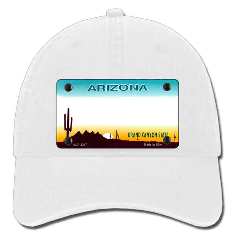 Arizona State Blank Novelty License Plate Hat