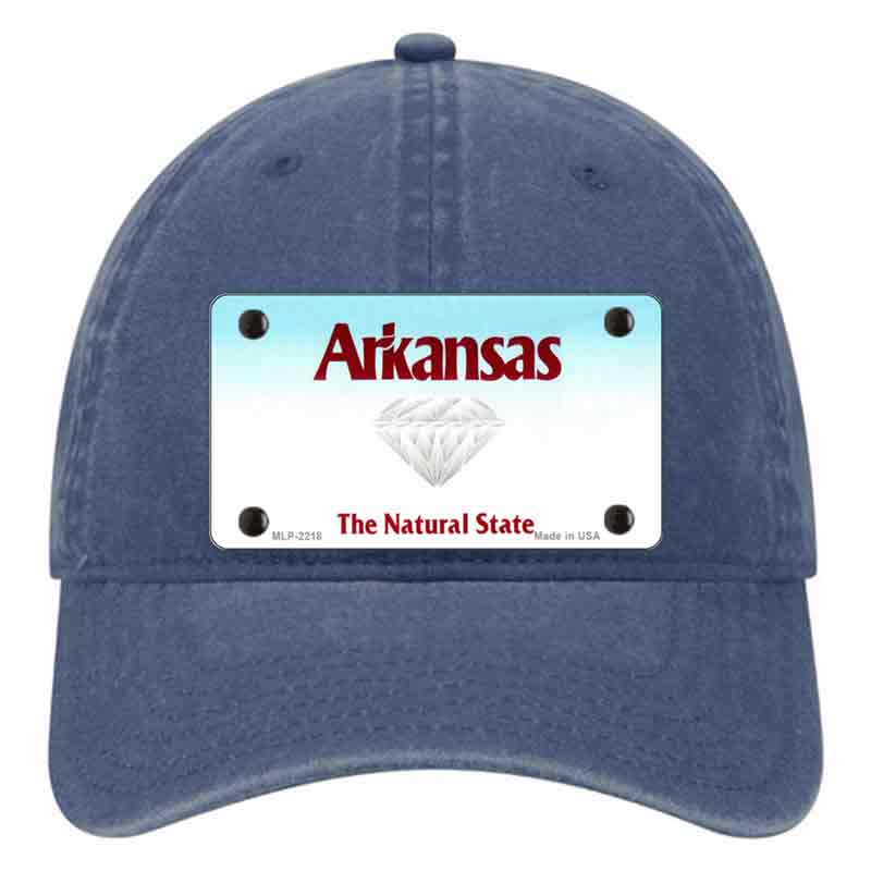 Arkansas State Novelty License Plate Hat