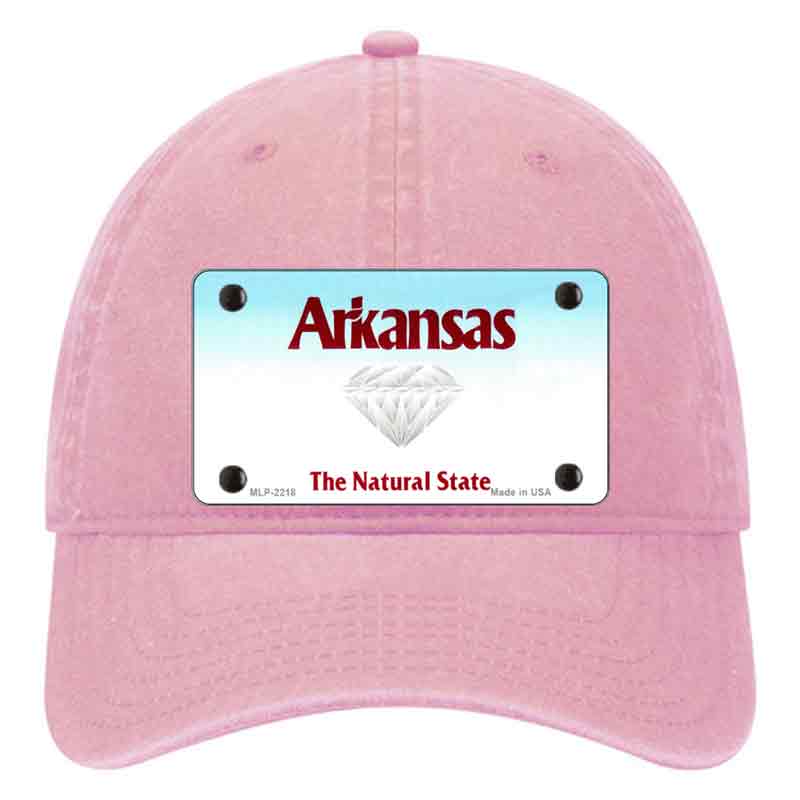 Arkansas State Novelty License Plate Hat