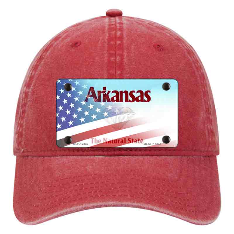 Arkansas State Novelty License Plate Hat