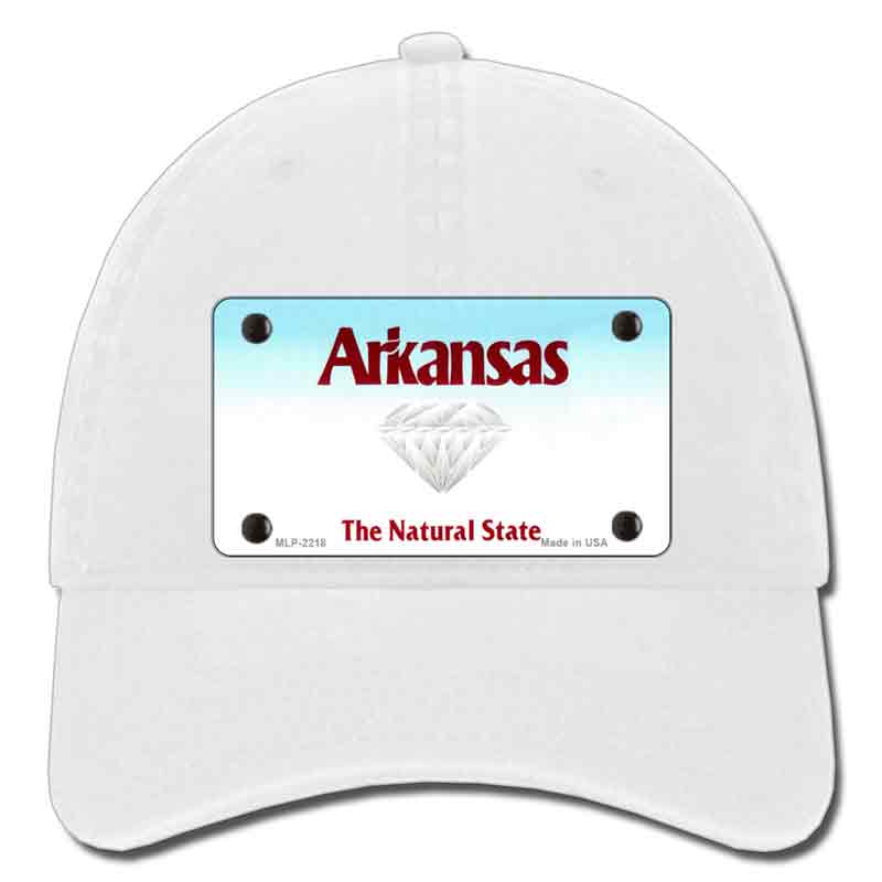 Arkansas State Novelty License Plate Hat