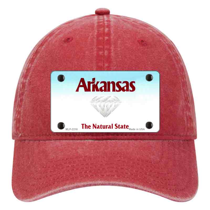 Arkansas State Novelty License Plate Hat