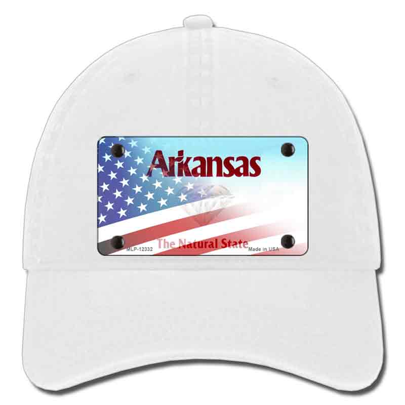 Arkansas State Novelty License Plate Hat