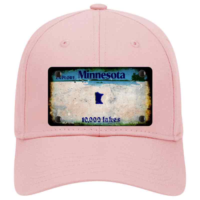 Minnesota Rusty Blank Novelty License Plate Hat