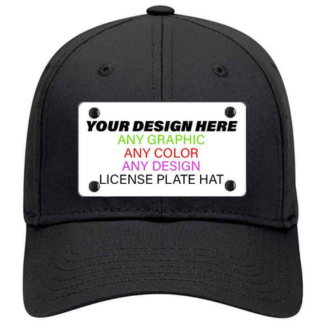 Personalized Design Your Own Custom Novelty Aluminum License Plate Hat | 4" x 2.2" Mounted Hats