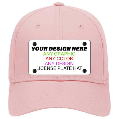 Personalized Design Your Own Custom Novelty Aluminum License Plate Hat | 4" x 2.2" Mounted Hats