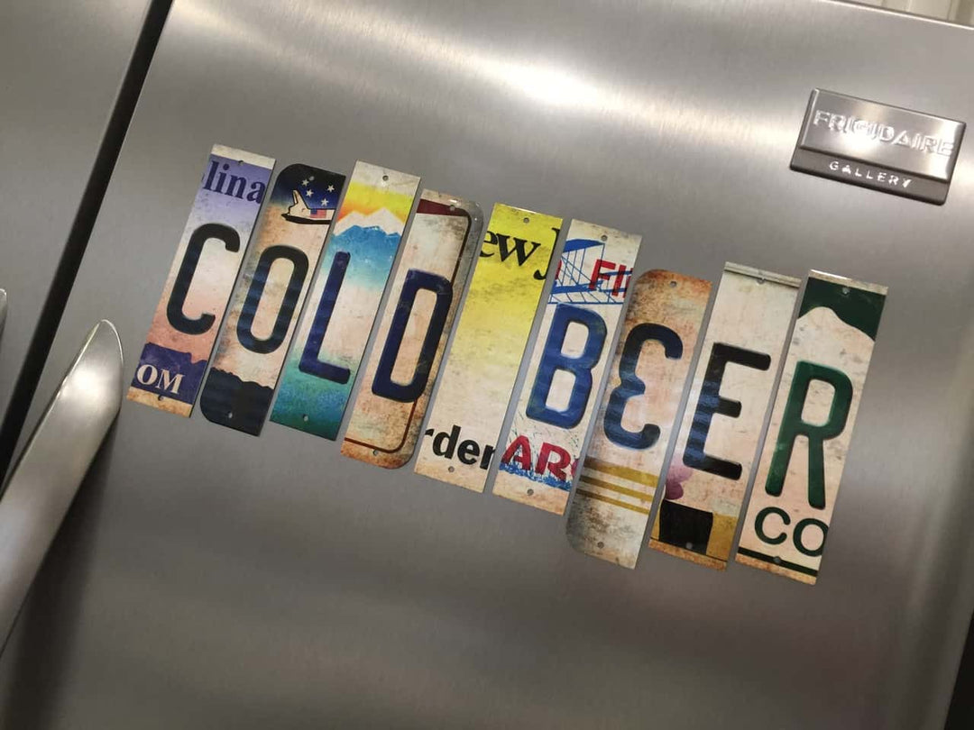 Cut License Plate Letter Strips LPS-001