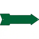 Green Novelty Metal Arrow Sign 17" x 5" (A)