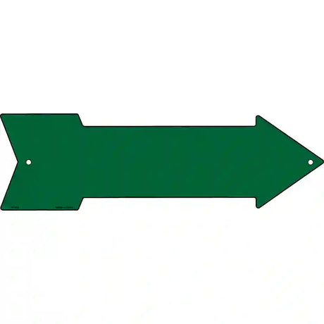 Green Novelty Metal Arrow Sign 17" x 5" (A)