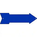 Blue Novelty Metal Arrow Sign 17" x 5" (A)