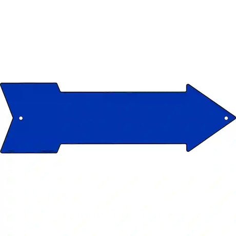 Blue Novelty Metal Arrow Sign 17" x 5" (A)