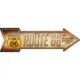 Route 66 New Mexico Flag Novelty Metal Arrow Sign 17" x 5" (A)