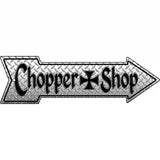 Chopper Shop Novelty Metal Arrow Sign 17" x 5" (A)