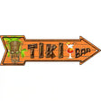 Tiki Bar Novelty Metal Arrow Sign 17" x 5" (A)