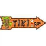 Tiki Bar Novelty Metal Arrow Sign 17" x 5" (A)