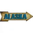 Alaska Novelty Metal Arrow Sign 17" x 5" (A)