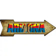 Arizona Novelty Metal Arrow Sign 17" x 5" (A)