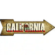 California Novelty Metal Arrow Sign 17" x 5" (A)