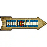 Colorado Novelty Metal Arrow Sign 17" x 5" (A)