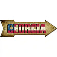 Georgia Novelty Metal Arrow Sign 17" x 5" (A)