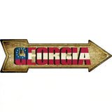 Georgia Novelty Metal Arrow Sign 17" x 5" (A)