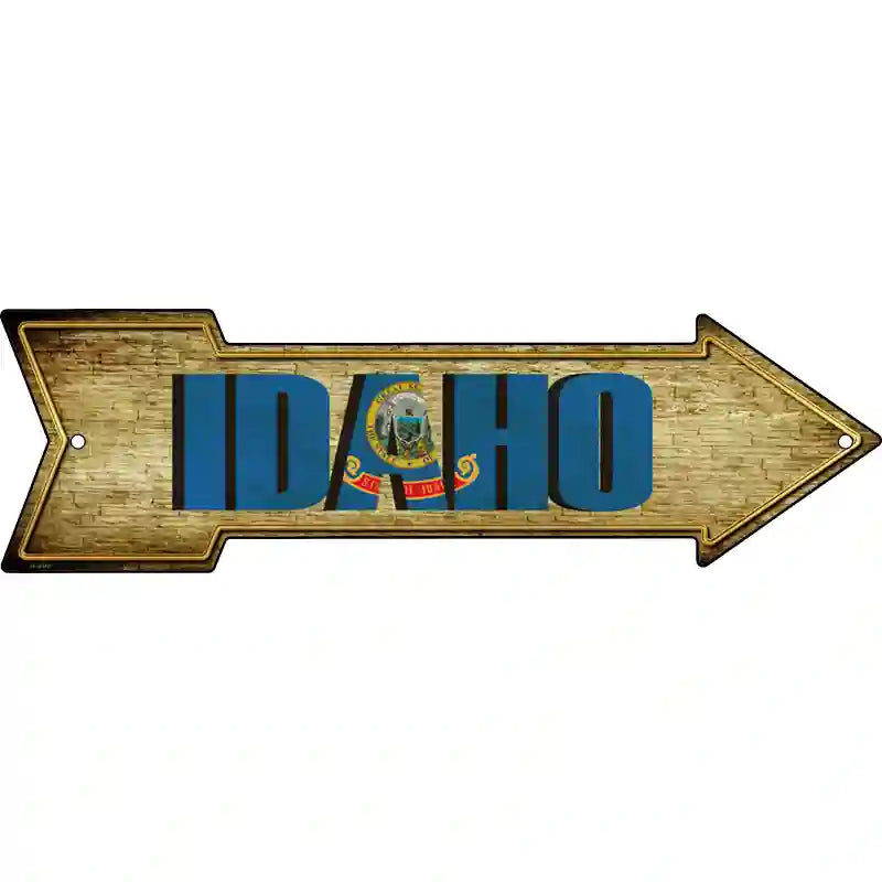 Idaho Novelty Metal Arrow Sign 17" x 5" (A)