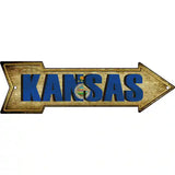 Kansas Novelty Metal Arrow Sign 17" x 5" (A)