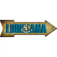 Louisiana Novelty Metal Arrow Sign 17" x 5" (A)