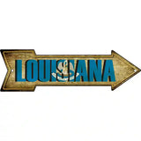 Louisiana Novelty Metal Arrow Sign 17" x 5" (A)