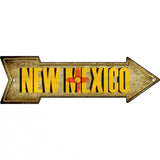 New Mexico Novelty Metal Arrow Sign 17" x 5" (A)