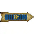 Oregon Novelty Metal Arrow Sign 17" x 5" (A)