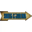 South Carolina Novelty Metal Arrow Sign 17" x 5" (A)