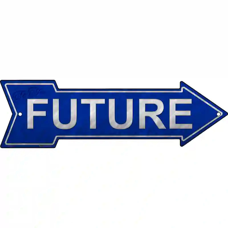 Future Novelty Metal Arrow Sign 17" x 5" (A)