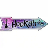 Hookah Bar Novelty Metal Arrow Sign 17" x 5" (A)