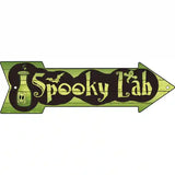 Spooky Lab Novelty Metal Arrow Sign 17" x 5" (A)