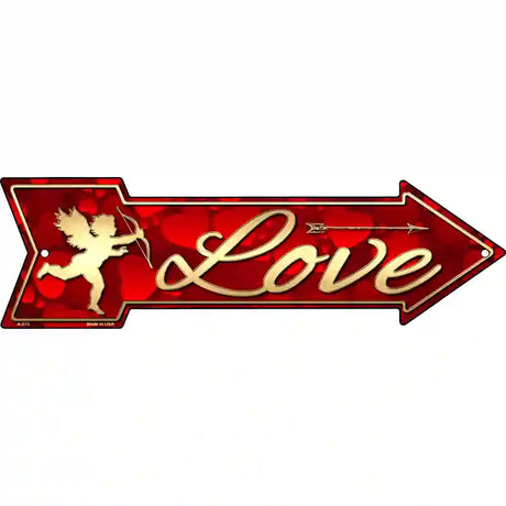 Love Novelty Metal Arrow Sign 17" x 5" (A)